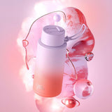 1L flip lid bottle gradient lilac haze/living coral